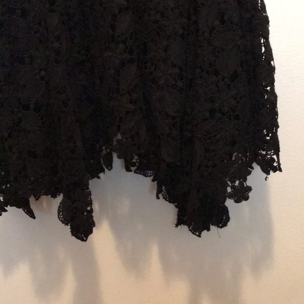 NWOT Black Ralph Lauren lace/ crocheted cotton summer midi dress, sz SM - Picture 4 of 4